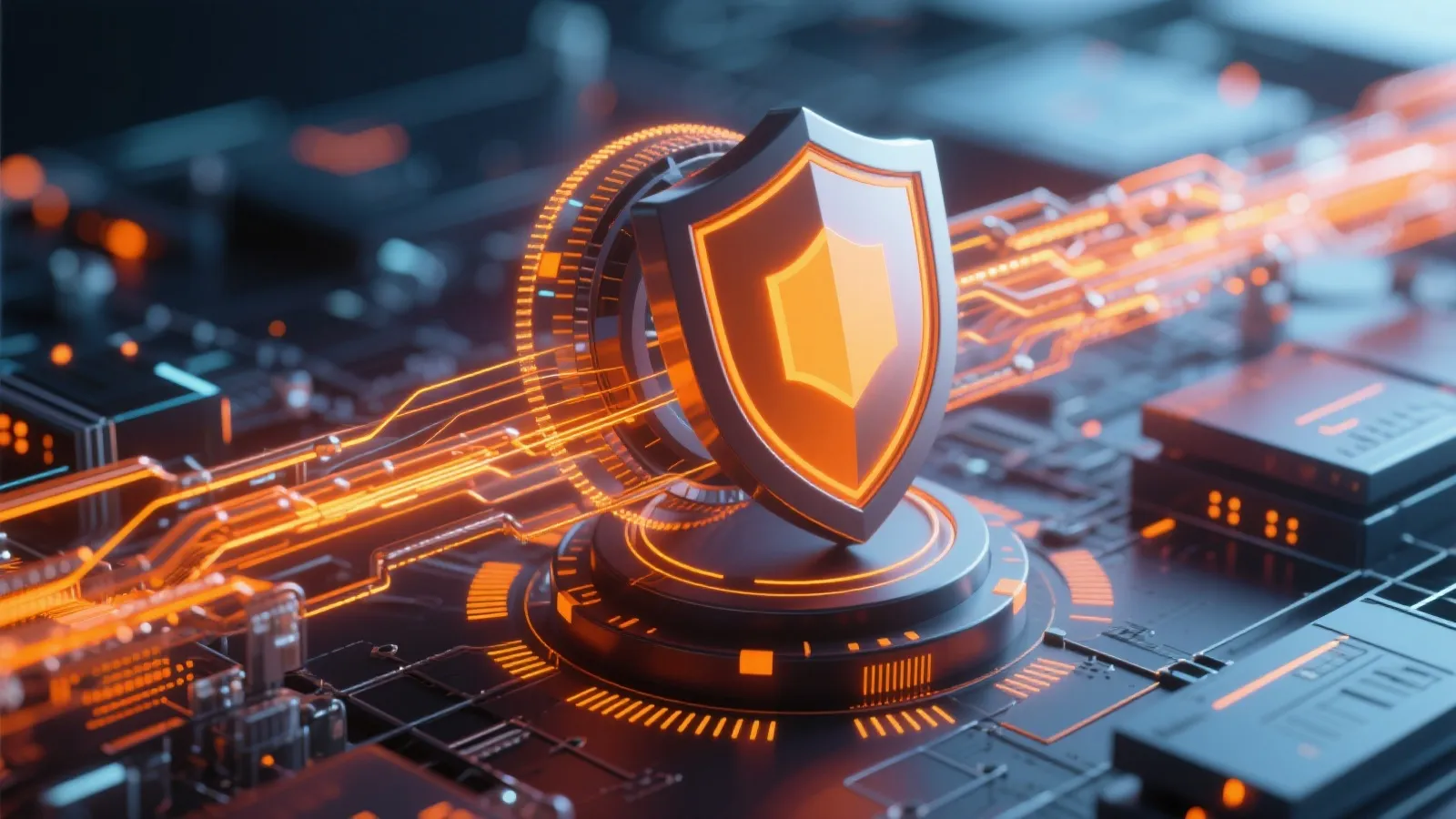 安全防护视觉背景